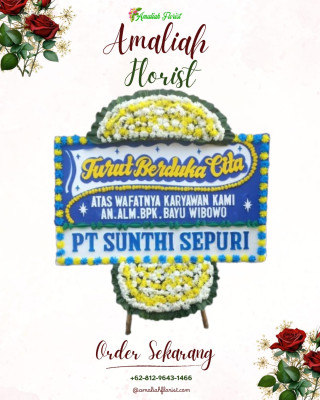Papan Bunga Duka di Jekan Raya